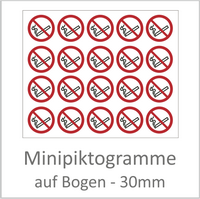 Minipiktogramme 30mm